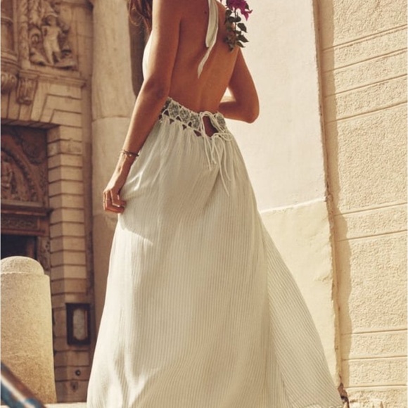 Zara limited edition bloggers favourite beaded cut out metallic thread dress - Picture 5 of 12